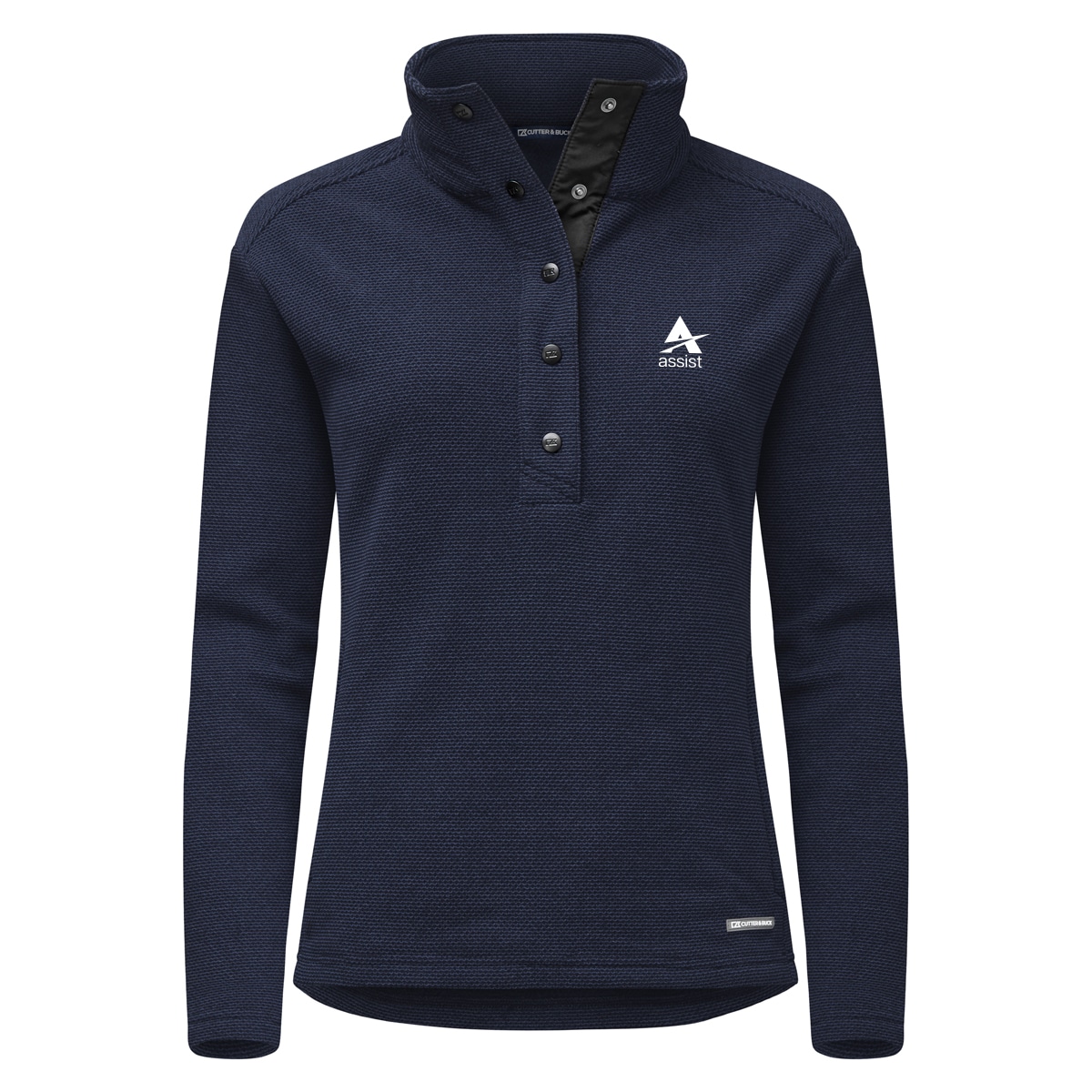 Fleece, navy, dame