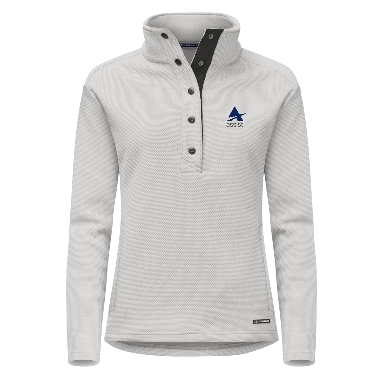 Fleece, silver, dame
